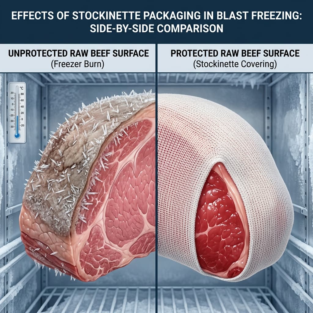 La ciencia del almacenamiento en frío: Prevención de quemaduras por congelación con fundas elásticas